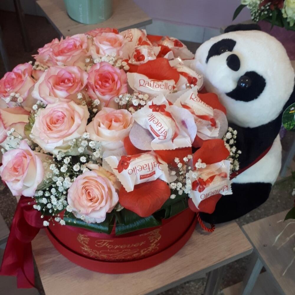 Цветы в коробке